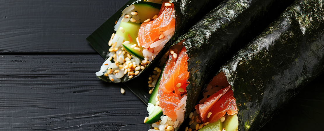 sushi nigiri de gamba